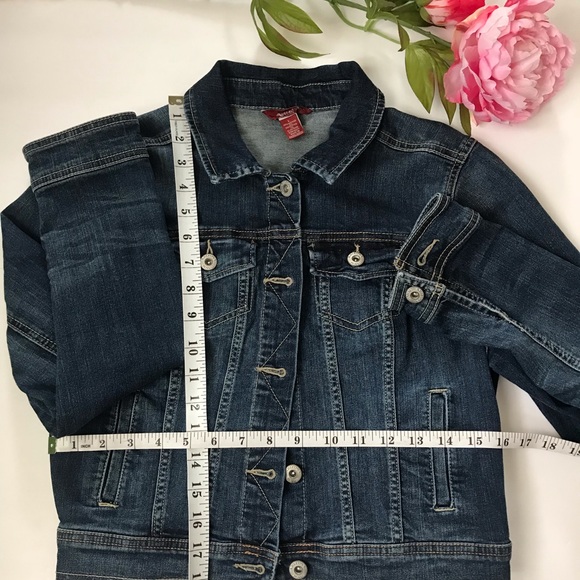 Arizona Jean cropped jacket Girls size Large - Picture 6 of 6